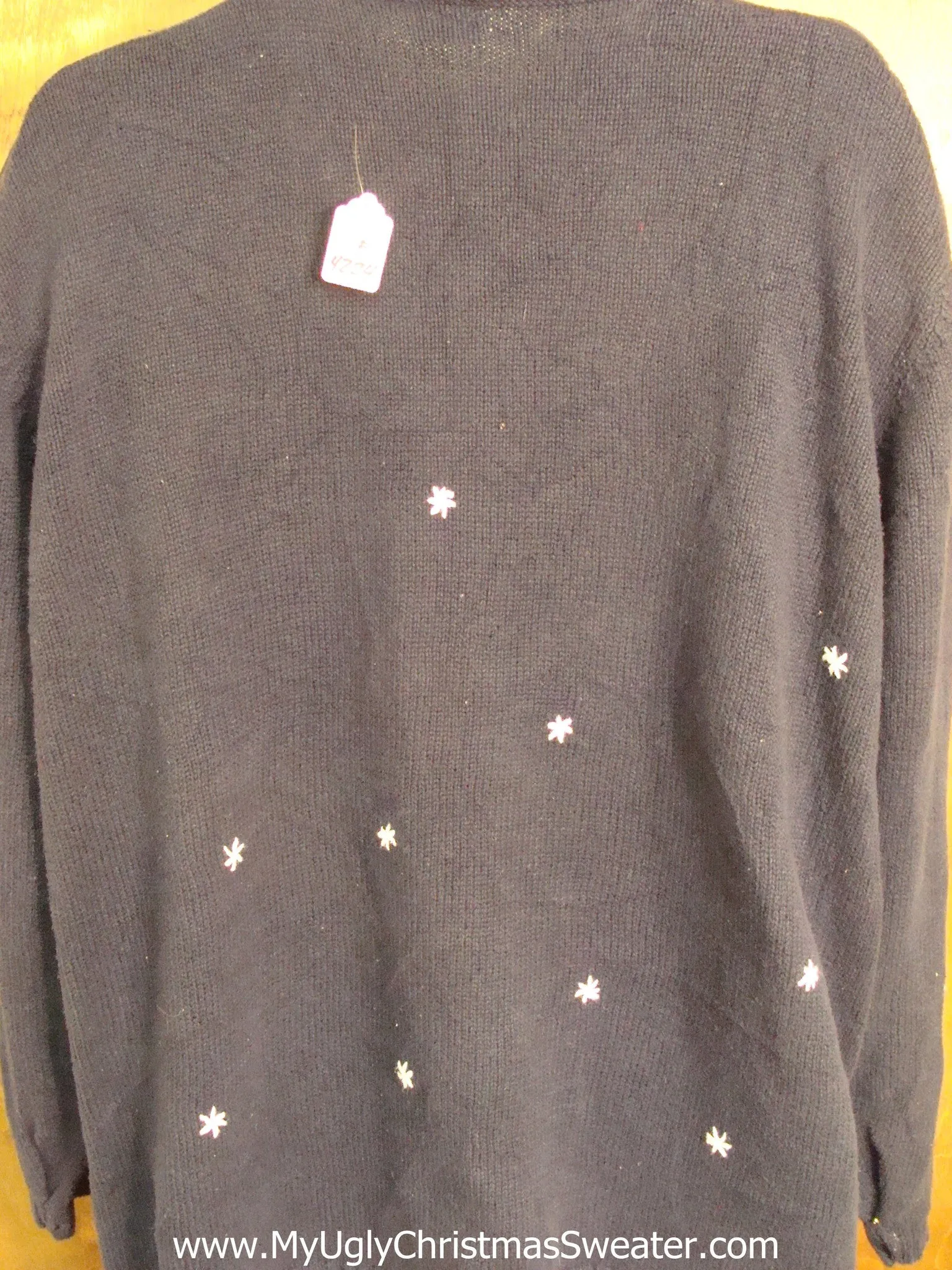Big Size Fun Plaid Tree Themed Ugliest Christmas Sweater 4xl