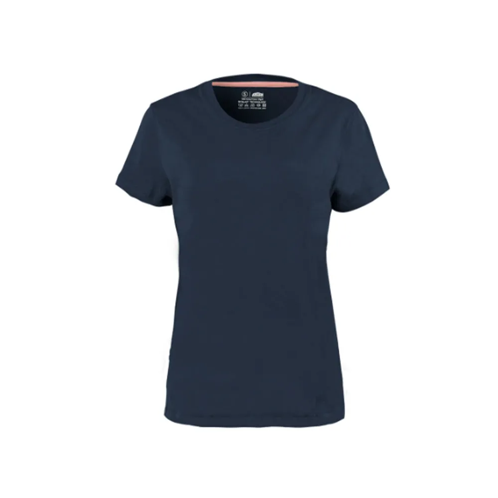 JONSSON WOMENS 160g COMBED COTTON COLOUR-NAVY SIZE-M