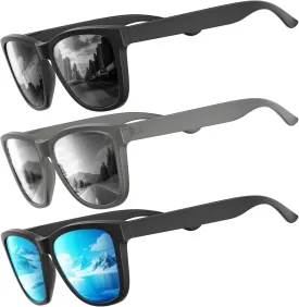 Polarized Sunglasses for Mens Womens - Fashion Men Sun Glasses Shades for Driving Golf Fishing Lightweight