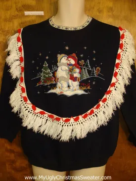 Snowman Lovers Funny Novelty Christmas Sweatshirt