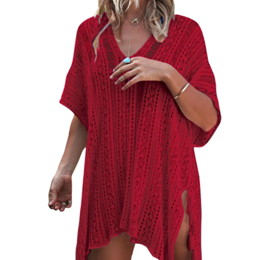 Womens Crochet Bikini Cover Up